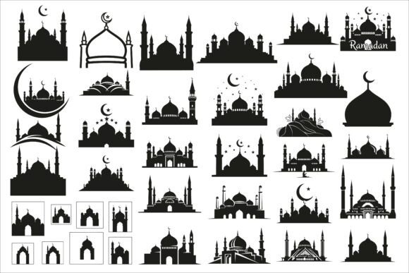 Beautiful Ramadan Mosque Silhouette Pack Review
