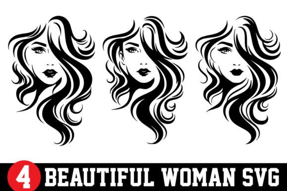 Beautiful Woman Svg -Woman