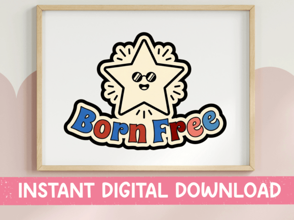 Born Free Patriotic Star Sticker Embroidery Review