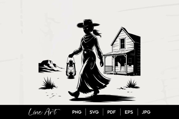 Cowgirl Lantern Western SVG Embroidery Review
