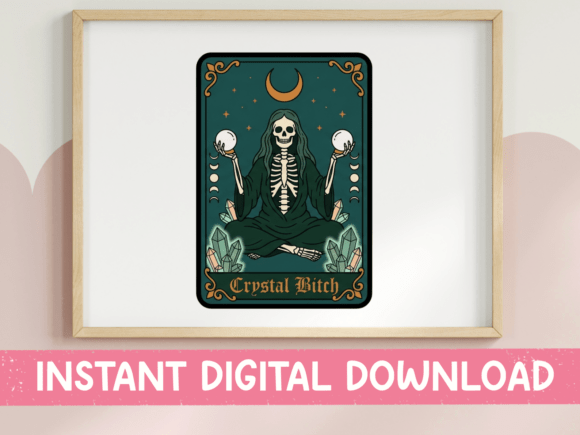 Crystal Witch Tarot Card Sticker Review