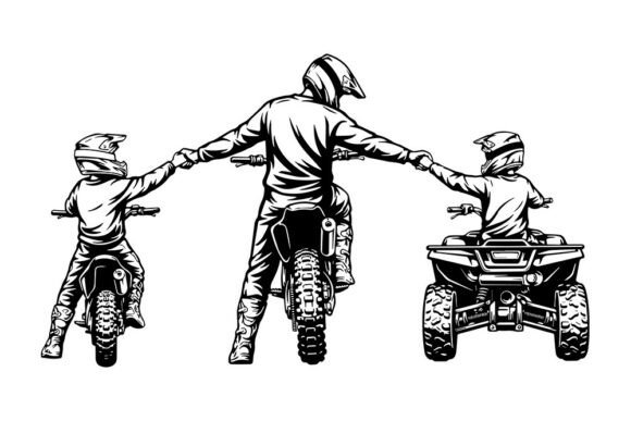 Father and Kids Svg, Father and Son Dirt