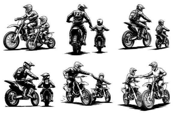 Father and Son Motocross SVG Review