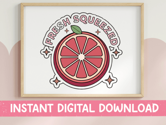 Fresh Squeezed Grapefruit Sticker Embroidery Review