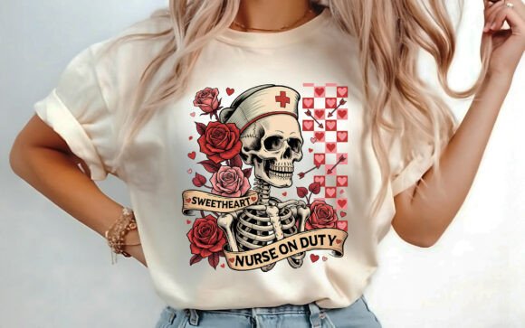 Funny Skeleton Valentine's Day Shirt PNG Review