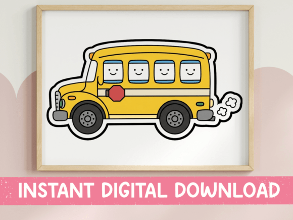 Kawaii School Bus with Happy Kids Embroidery Review