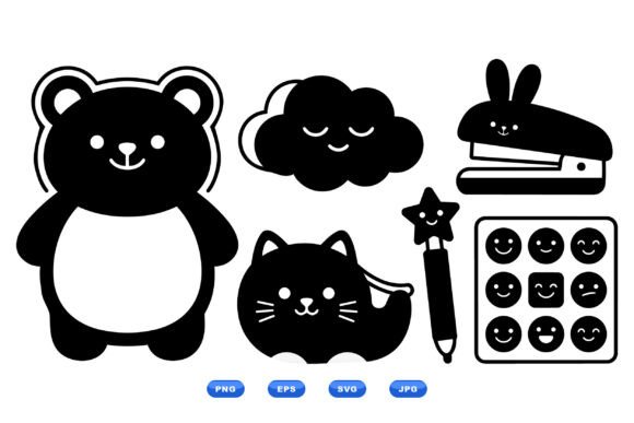 Kawaii School Sticker SVG Pack Review
