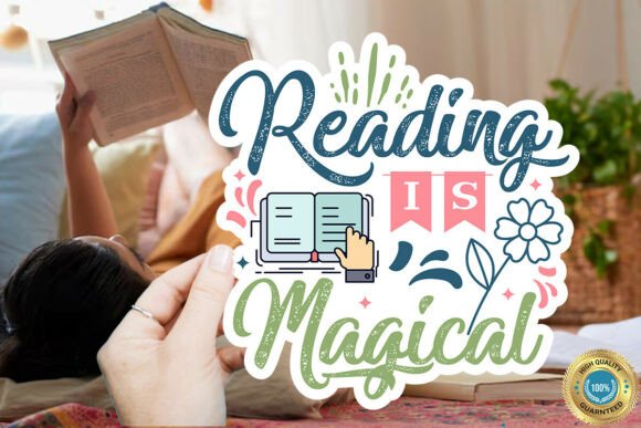 Reading is Magical Sticker Design Review