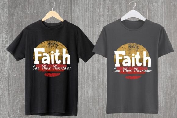 Retro Faith Can Move Mountains POD Shirt Review