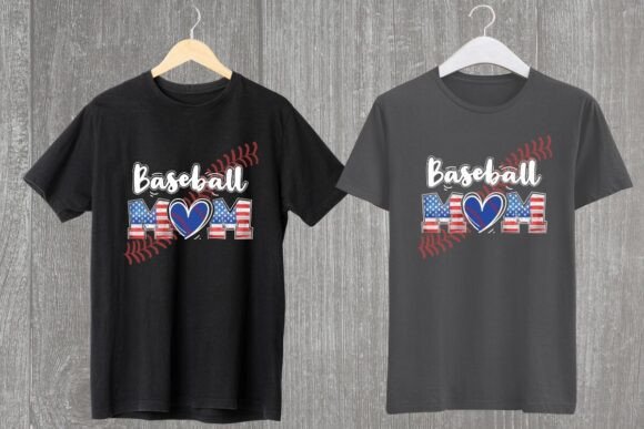 Reviewing Baseball Mom USA Flag POD T-Shirt Design