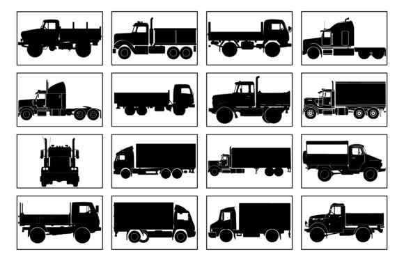 Reviewing Camion Silhouette Vector for Embroidery Projects
