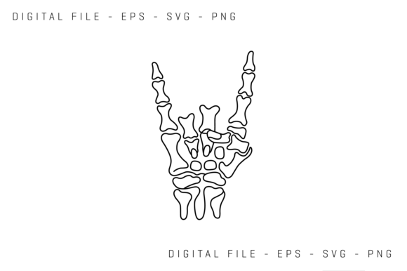 Skeleton Hand Rock and Roll Gesture Review