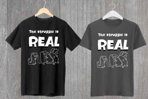 The Struggie is Real POD T-Shirt Design Review